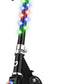 Jetson 2-Wheel Light-Up Kick Scooter, Light Up Deck and Wheels, Height Adjustable Handlebar, Rear Brake, Easy-Folding Mechanism, 4 or 6 inch wheels