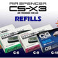CS-X3 Squash C10 Air Spencer Refill - Pack of 3