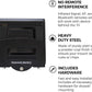 HumanCentric Cable Box Mount and Modem Mount, Adjustable Wall Mount for Small and Wide Devices Like Cable Boxes, Modems, DVD Players, Streaming Media Devices, Mount on The Wall Behind TV