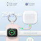 RORRY Charger for Apple Watch Series 9, 2500mAh Fast Charging Portable Charger for iWatch, Travel Charger with Built-in USB C Cable for Apple Watch Ultra Series 9 8 7 6 5 4 3 2 SE Accessories, Pink