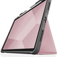 STM Dux Plus for iPad Air 11&#34; (5th/4th Gen &amp; M2 6th Gen 2024) - Ultra-Protective, Lightweight Rubberized Case with Clear Back, Apple Pencil Holder, and Battery-Saving On/Off Cover - Red