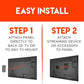 Universal Streaming Device Mount Holds Media Devices Up to 3lbs Securely Behind Flat Screen TVs - Compatible with Apple TV, Roku, Amazon Fire TV, TiVo Mini, and More - Echo-SDMU