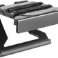 Mount Plus MP-APM-03-01 Top Shelf TV 5-inch Wide Flat Panel Adjustable Clip Mount Holder for Streaming Device, Media Boxes, Speakers Mount Made for Apple TV (1 Pack 5 Inch)