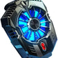Electroplate Phone Cooling Fan, 2 Gears Cooler with Clip for iPhone, Semiconductor Quick Cooling Gaming Equipment for Travel Outdoor Live