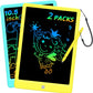 BUKEBU LCD Writing Tablet Doodle Board,10.5 inch Colorful Drawing Pad,Electronic Drawing Tablet, Drawing Pads,Travel Gifts for Kids Ages 3 4 5 6 7 8 Year Old Girls Boys (Blue)