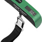 travel inspira Luggage Scale, Portable Digital Hanging Baggage Scale for Travel, Suitcase Weight Scale with Rubber Paint, 110 Pounds, Battery Included