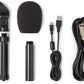 Samson Technologies Q2U USB/XLR Dynamic Microphone Recording and Podcasting Pack (Includes Mic Clip, Desktop Stand, Windscreen and Cables), Silver