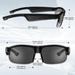 Smart Glasses, Polarized Bluetooth Sunglasses with Speaker, Voice Assistant, Open Ear, UV Protection Outdoor Audio Glass