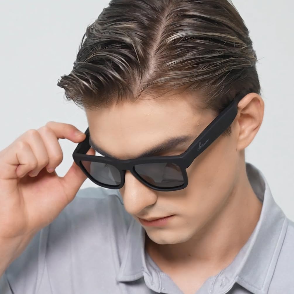 OhO Smart Glasses, Audio Glasses With Bluetooth Speaker,Reading Glasses With Voice Control and Open Ear,(Men/Women)