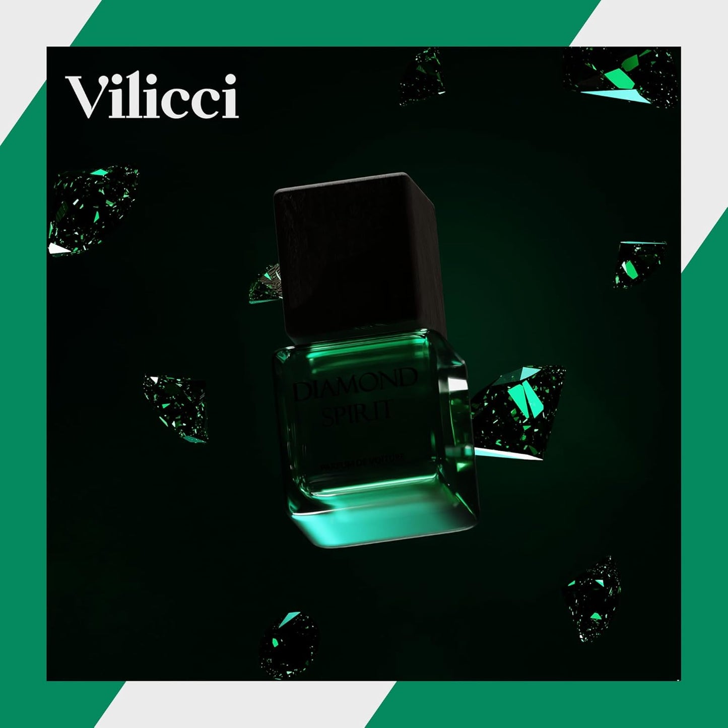 Vilicci Car Air Freshener - Tobacco Vanilla Scent - Elegant Car Fresheners, Air Freshener for Car, Premium Car Hanging Air Freshener, Long-Lasting Fragrance for Auto and Home, 1 Bottle