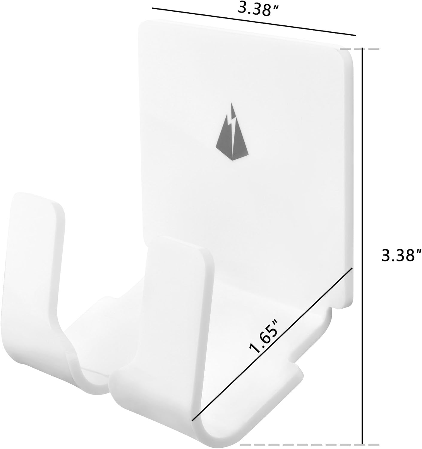 TXEsign Adhesive Wall Tablet Holder Mount Stand for Tablet Smartphones eReader Wall Holder Mount (Black)