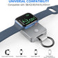 i.VALUX for Apple Watch Charger Portable Magnetic i Watch Charger, Keychain Travel Accessories Smart Wireless Charging Battery Pack Power Bank for Apple Watch Series 10/9/8/7/6/5/4/3/2/1/SE/Ultra1 2