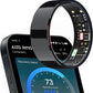 AMZAIZO Smart Ring Health Fitness Tracker,Sleep&amp;Exercise Monitor Heart Rate,Blood Oxygen,Temp,Steps,Distance,Calories,Event Reminders,Air Gestures,SOS,5ATM Waterproof,for Android &amp; iOS (8)