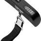 travel inspira Luggage Scale, Portable Digital Hanging Baggage Scale for Travel, Suitcase Weight Scale with Rubber Paint, 110 Pounds, Battery Included