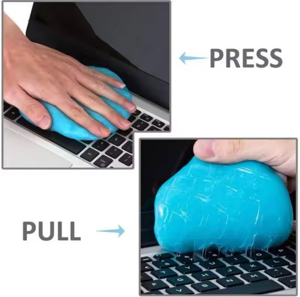 Aydicon Car Cleaning Gel Universal Detailing Gel Automotive Dust Car Crevice Cleaner Slime Auto Air Vent Interior Detail Removal for Car Putty Cleaning Keyboard Cleaner Car Accessories Blue