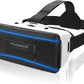 VR Headset for Smartphones, Ultra-Wide 120° Viewing Angle, Adjustable Focus and Eye Width, Aspherical Optical Lens, Good Heat Dissipation, 4.5-6.5 Inch Smartphone