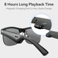 GAXABI Smart Glasses, Polarized Bluetooth Sunglasses, Built-in Mic &amp; Speakers, Voice Assistant, UV Protection, Bluetooth Glasses for Office, Driving, Cycling Outdoor Sports