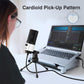 FIFINE USB Microphone, Metal Condenser Recording Microphone for Laptop MAC or Windows Cardioid Studio Recording Vocals, Voice Overs,Streaming Broadcast and YouTube Videos-K669B