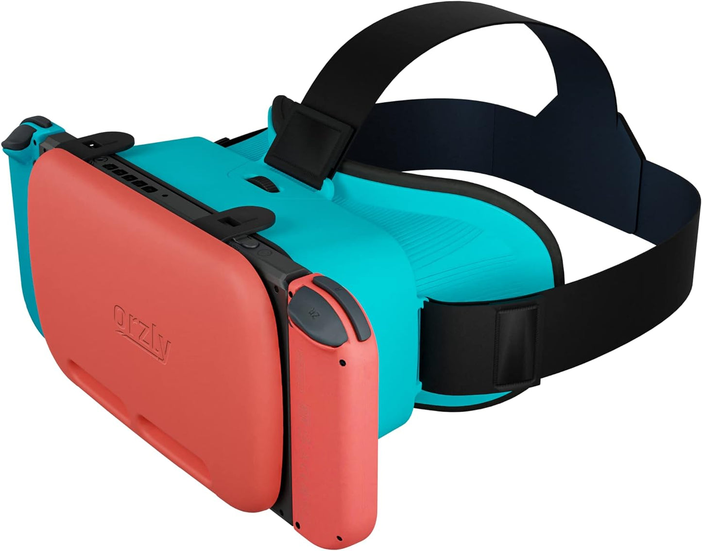 Orzly VR Headset Designed for Nintendo Switch &amp; Switch OLED Console with Adjustable Lens for a Virtual Reality Gaming Experience and for Labo VR - White - Gift Boxed Edition
