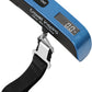 travel inspira Luggage Scale, Portable Digital Hanging Baggage Scale for Travel, Suitcase Weight Scale with Rubber Paint, 110 Pounds, Battery Included