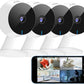 LaView Security Cameras 4pcs, Home Security Camera Indoor 1080P, Wi-Fi Cameras Wired for Pet, Motion Detection, Two-Way Audio, Night Vision, Phone App, Works with Alexa, iOS &amp; Android &amp; Web Access