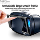 NEWSTYP 5~7inch VRG Pro 3D VR Glasses Virtual Reality Full Screen Visual Wide-Angle VR Glasses Box for 5 to 7 inch Smartphone Eyeglasses with Remote Control (Black Basic)