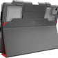 STM Dux Plus for iPad Air 11&#34; (5th/4th Gen &amp; M2 6th Gen 2024) - Ultra-Protective, Lightweight Rubberized Case with Clear Back, Apple Pencil Holder, and Battery-Saving On/Off Cover - Red