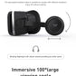 VR Headset for Samsung and Android Phones - Anti-Blue Eyes Protected HD Lenses, VR Goggles for All Smartphone /4.7-6.0in (Black) (with Handle)