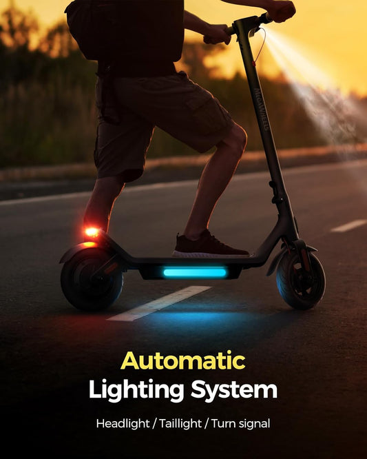 Electric Scooter A6L MAX,31 Miles Long Range Electric Scooter Adults,10IN Tubeless Tires,380WH Big Battery,500W Motor,APP Control,Rated 15.5MPH, E Scooter for Teens and Adults UL2272