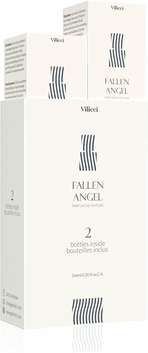 Vilicci Car Air Freshener - Tobacco Vanilla Scent - Elegant Car Fresheners, Air Freshener for Car, Premium Car Hanging Air Freshener, Long-Lasting Fragrance for Auto and Home, 1 Bottle