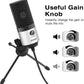 FIFINE USB Microphone, Metal Condenser Recording Microphone for Laptop MAC or Windows Cardioid Studio Recording Vocals, Voice Overs,Streaming Broadcast and YouTube Videos-K669B