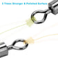 Siasky Fishing Swivels, 200pcs Barrel Swivels Fishing Stainless Steel Swivel Fishing for Saltwater Freshwater Fishing