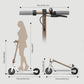 Commugo Electric Scooter for Adults 300 lbs, 8.5 Inch/10 Inch Tires, 500W Peak Motor 19 Mph Speed, 17/21 Miles Max Range Foldable Commute E-Scooter with Dual Braking System, App Control