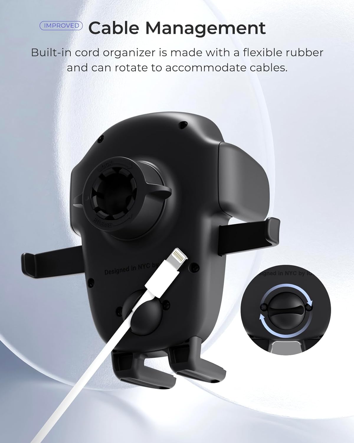 iOttie Easy One Touch 6 Universal Car Mount Dashboard &amp; Windshield Suction Cup Phone Holder for iPhone Samsung, Google, All Smartphones