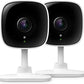 TP-Link Tapo 2K Security Camera for Baby Monitor, Dog Camera w/Motion Detection, 2-Way Audio Siren, Night Vision, Cloud &amp; SD Card Storage, Works w/Alexa &amp; Google Home, 4-Pack (Tapo C110P4)