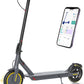 Electric Scooter - 350W Motor, 8.5&#34; Solid Tires, Up to 19 MPH and 20/23 Miles Long-Range Portable Folding Commuting Scooter for Adults with Double Braking System and App