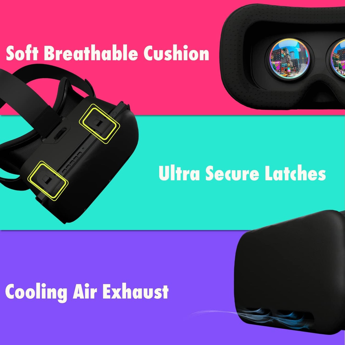 Orzly VR Headset Designed for Nintendo Switch &amp; Switch OLED Console with Adjustable Lens for a Virtual Reality Gaming Experience and for Labo VR - White - Gift Boxed Edition