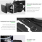 VR Headset for Samsung and Android Phones - Anti-Blue Eyes Protected HD Lenses, VR Goggles for All Smartphone /4.7-6.0in (Black) (with Handle)