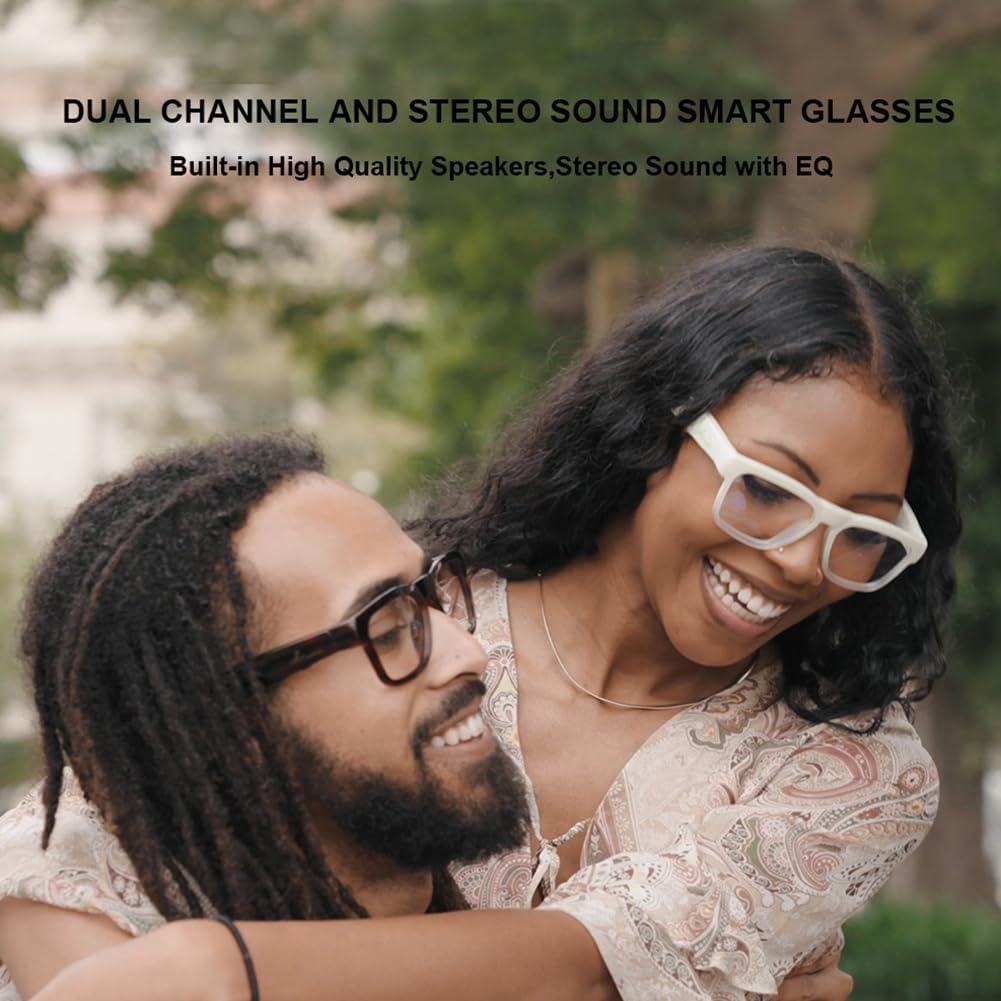 OhO Smart Glasses, Audio Glasses With Bluetooth Speaker,Reading Glasses With Voice Control and Open Ear,(Men/Women)