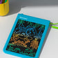 Discovery™ Bright Doodles LCD Art Tablet - Mess-Free Colorful Drawing on Widescreen Display, Includes Tethered Stylus