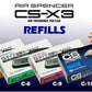 CS-X3 Squash C10 Air Spencer Refill - Pack of 3
