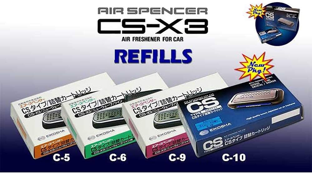 CS-X3 Squash C10 Air Spencer Refill - Pack of 3