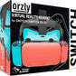 Orzly VR Headset Designed for Nintendo Switch &amp; Switch OLED Console with Adjustable Lens for a Virtual Reality Gaming Experience and for Labo VR - White - Gift Boxed Edition
