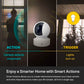 Kasa Smart Indoor Pan-Tilt Home Security Camera, 1080p HD Dog Camera w/Night Vision, Motion Detection for Baby &amp; Pet Monitor, Cloud &amp; SD Card Storage, Works w/ Alexa &amp; Google Home, 2.4G WiFi (EC71)