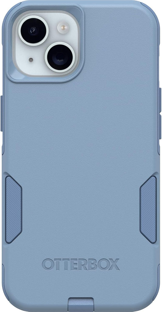 OtterBox iPhone 15, iPhone 14, and iPhone 13 Commuter Series Case - Crisp Denim (Blue), Slim &amp; Tough, Pocket-Friendly, with Port Protection