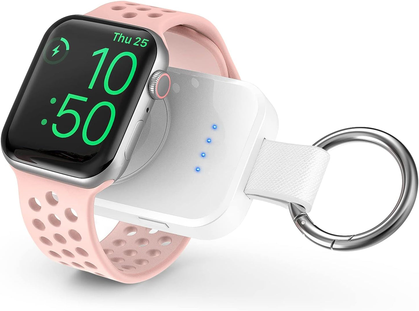 i.VALUX for Apple Watch Charger Portable Magnetic i Watch Charger, Keychain Travel Accessories Smart Wireless Charging Battery Pack Power Bank for Apple Watch Series 10/9/8/7/6/5/4/3/2/1/SE/Ultra1 2