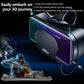 NEWSTYP 5~7inch VRG Pro 3D VR Glasses Virtual Reality Full Screen Visual Wide-Angle VR Glasses Box for 5 to 7 inch Smartphone Eyeglasses with Remote Control (Black Basic)