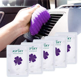 ASFSKY Car Putty Car Cleaning Gel Car Cleaning Putty Car Gel Cleaner Car Slime for Car Dust Cleaner Keyboard Dust Cleaning Gel 5 Pack (Purple)