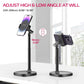 ULANZI SK-06 Cell Phone Cooler Phone Stand, Desktop Cell Phone Gaming Radiator with Cooling Device, Height Adjustable Phone Stand 2.56-3.49 inches iOS/Android Semiconductor Heatsink Cooling