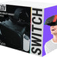 Orzly VR Headset Designed for Nintendo Switch &amp; Switch OLED Console with Adjustable Lens for a Virtual Reality Gaming Experience and for Labo VR - White - Gift Boxed Edition